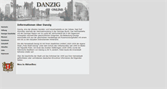 Desktop Screenshot of danzig-online.de